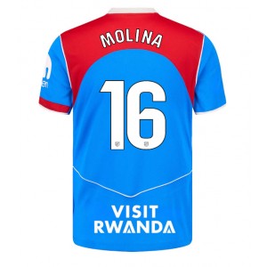 Atletico Madrid Nahuel Molina #16 Jalkapallovaatteet Kolmaspaita 2025-26 Lyhythihainen